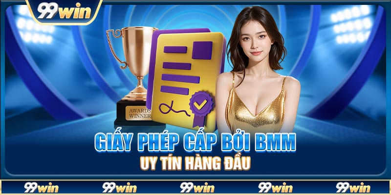 Giấy phép cấp bởi BMM uy tín hàng đầu